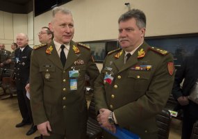 Lietuvos kariuomenės vadas gen. ltn. A. Pocius dalyvavo NATO karinio komiteto susitikime - 1