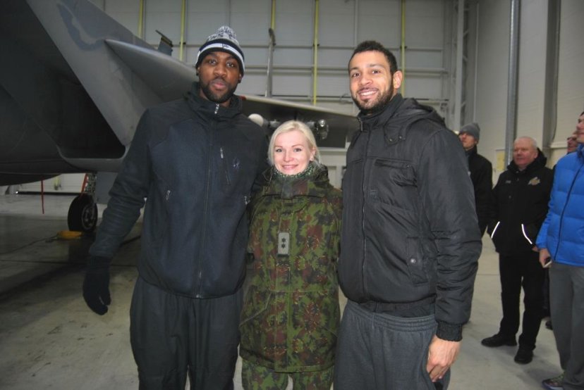 On January 16 Šiauliai city basketball club „Šiauliai“ paid a visit to the Air Base of the...