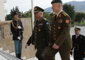 Lietuvos kariuomenės vadas gen. ltn. A. Pocius susitiko su Graikijos gynybos ministerijos ir... - 3