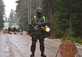 Pratybos „Sąveika 2014/1“: padalinių veiksmų koordinavimas ir  bendradarbiavimas su vietos... - 1