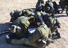 Žemaičių apygardos 3-iosios rinktinės kariai dalyvavo lauko pratybose - 2