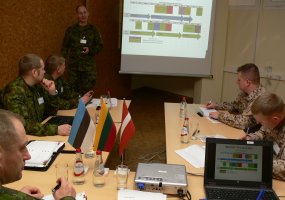 Representatives of Baltic land forces' staffs held a meeting - 1