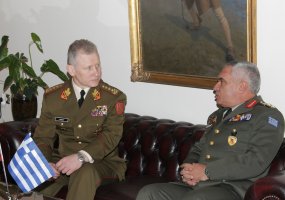 Chief of Defence of Lithuania Lt Gen A.Pocus met with leading officials of the Greek Armed Forces... - 1