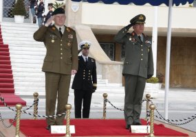 Chief of Defence of Lithuania Lt Gen A.Pocus met with leading officials of the Greek Armed Forces... - 2