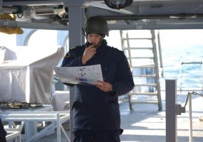 Lithuanian warships conduct drills at the Baltic Sea  - 5