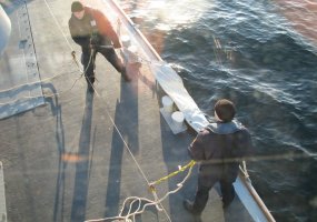 Lithuanian warships conduct drills at the Baltic Sea  - 6