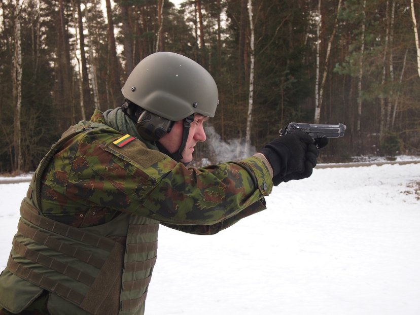 Lithuanian military took part in a firing course in Germany