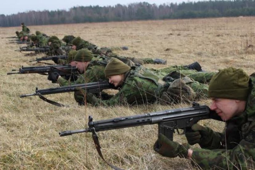 Žemaičių apygardos 3-iosios rinktinės kariai dalyvavo lauko pratybose