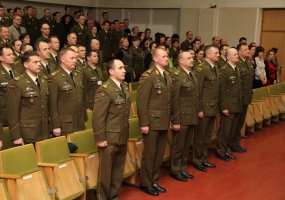 Vilniaus karinės įgulos kariai drauge paminėjo Lietuvos nepriklausomybės atkūrimo dieną  - 6