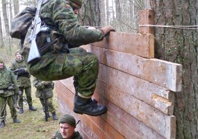 Savanoriai lauko taktinėse pratybose - 2