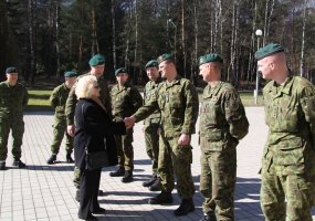 Mokymo centre lankėsi Juozo Lukšos-Daumanto žmona Nijolė Bražėnaitė  - 3