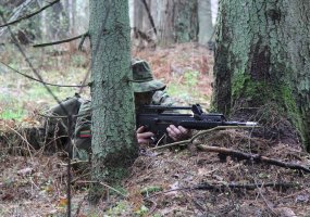 Lauko taktinėse pratybose – žvalgai pasitikrino savo gebėjimus   - 2
