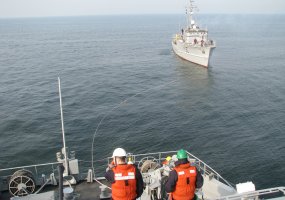 Lietuvos karinis laivas pusmetį budės NATO greitojo reagavimo pajėgose  - 4