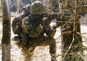 Pėstininkų skyriaus vado – vyr. šaulio kurse kariai savanoriai demonstravo ryžtą ir stiprią valią - 2