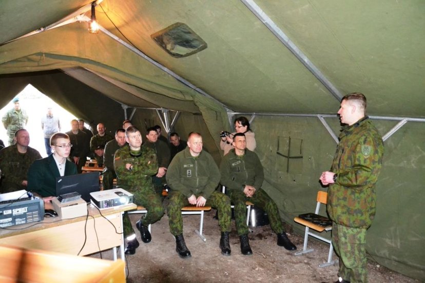 Sausumos pajėgų kariai analizavo istorinį Virtukų mūšį