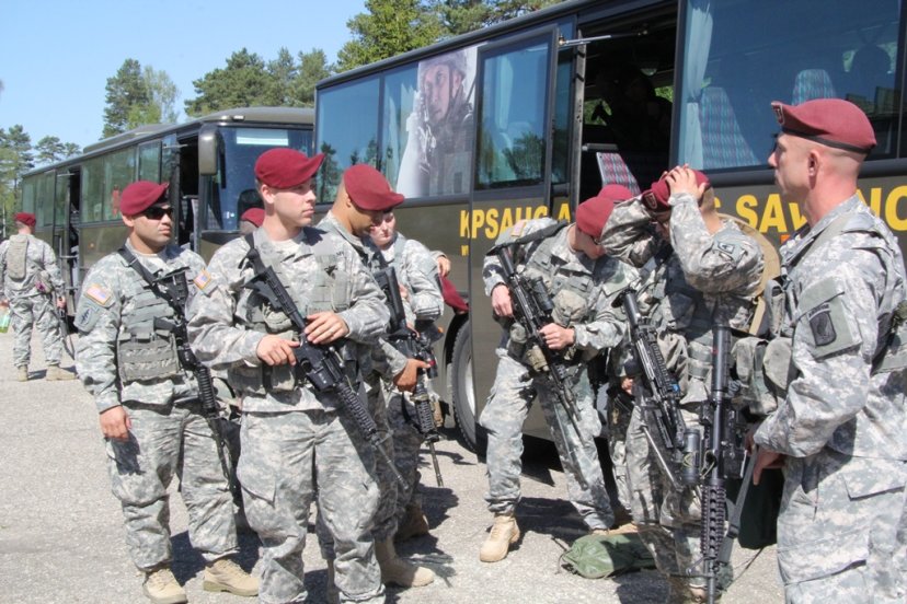 JAV kariai įsikuria Kunigaikščio Vaidoto batalione Rukloje