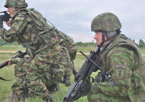 Lietuvių kariai  dalyvavo pratybose „Jungtinis ryžtas 14-04” - 6