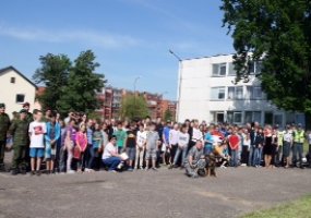 Per Karjeros dienos renginį kariai buvo mokykloje - 1