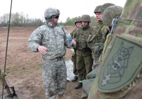 Personnel of MIB Iron Wolf and U.S. paratroopers attended joint live-fire exercise  - 1