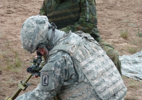 Personnel of MIB Iron Wolf and U.S. paratroopers attended joint live-fire exercise  - 2