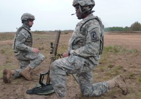 Personnel of MIB Iron Wolf and U.S. paratroopers attended joint live-fire exercise  - 6