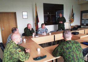 U.S. Army Europe Command Sergeant Major paid a visit to Lithuania - 1