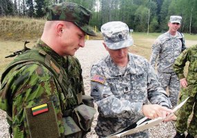 U.S. Army Europe Command Sergeant Major paid a visit to Lithuania - 3