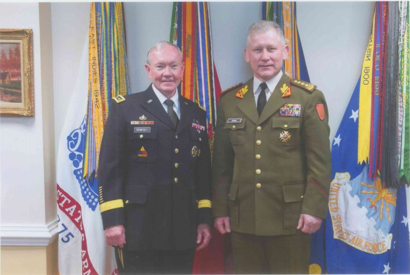 Chief of Defence of Lithuania on a work visit in the United States