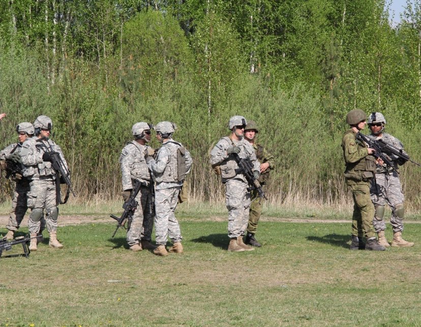 Lithuanian military to train conducting defensive operations at tactical field exercise Black...