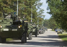 Pratybų „Kardo kirtis 2014“ Latvijoje dienoraštis: kuopa juda į  mūšį - 1