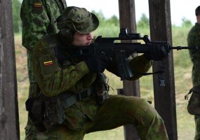 Sausumos pajėgų žvalgai lavino individualius įgūdžius artimos kovos sąlygomis - 1