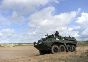 Journal of Exercise Saber Strike 2014 in Latvia - the STRYKER armoured vehicle  called in honor... - 4
