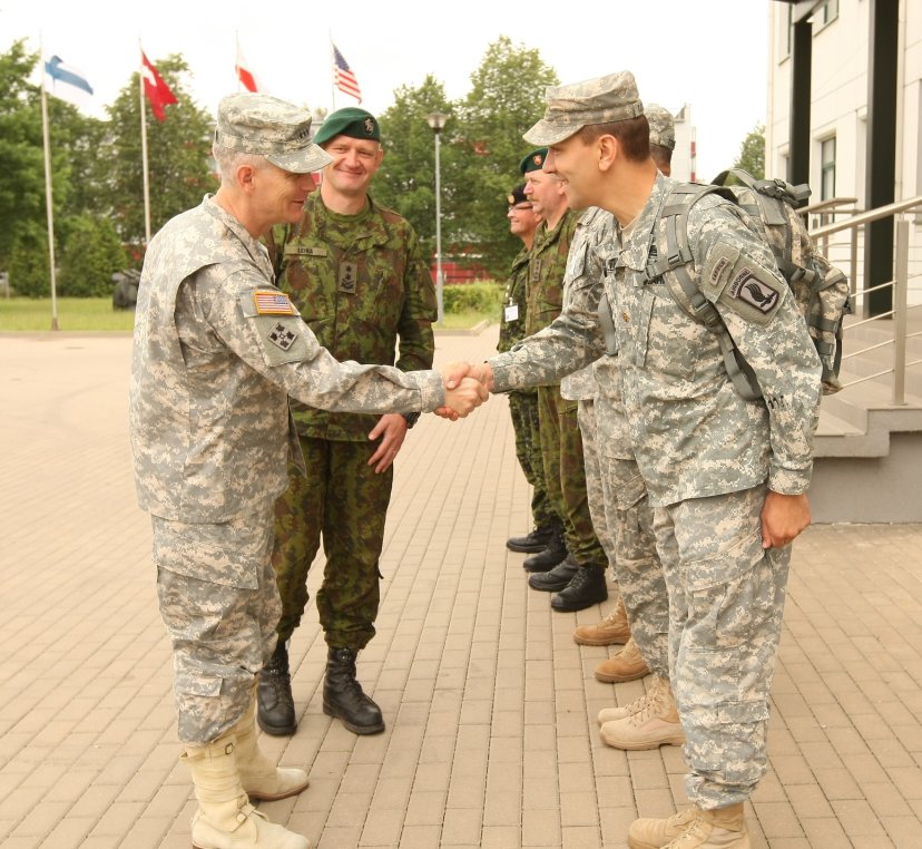 Commander of the U.S. Army in Europe: Exercise Saber Strike 2014 is an excellent opportunity to...