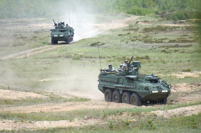Journal of Exercise Saber Strike 2014 in Latvia - the STRYKER armoured vehicle  called in honor...