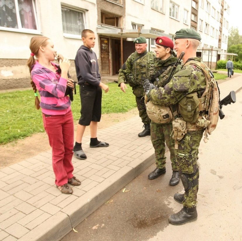 The allies perfected CIMIC skills with Lithuanian civilian community 