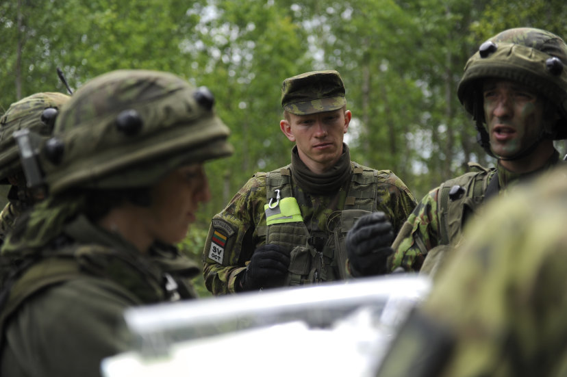 OCTs trained in Lithuania are sharing experience at Exercise Saber Strike 2014 in Latvia 
