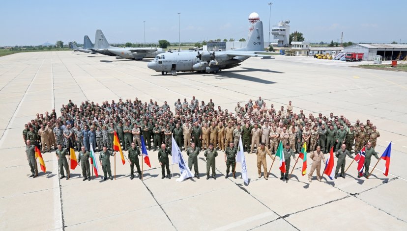 Two air crews with the Lithuanian Air Force's Spartan C-27J trained in Bulgaria