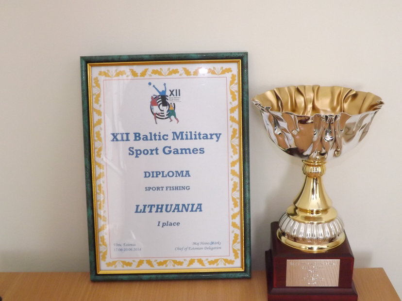 Baltijos šalių kariškių žūklės varžybų nugalėtojai