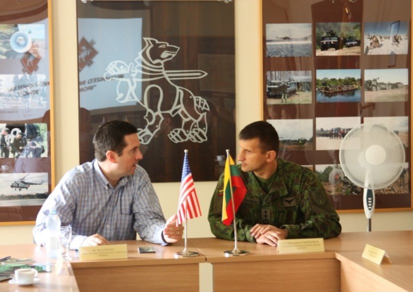Representatives of the U.S. Congress paid a visit to the Mechanised Infantry Brigade Iron Wolf 