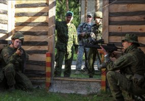 Kęstučio bataliono pėstininkai  pratybas vykdė kartu su JAV kariais - 1