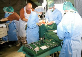 Medicininės paramos vienetų chirurginės lauko pratybos - 2