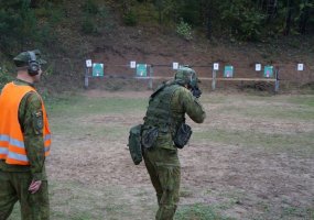 Algirdo bataliono žvalgai tobulino šaudymo įgūdžius - 1