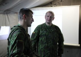 Baigėsi brigados „Geležinis Vilkas“ štabo vertinamosios pratybos  „Stiprus vilkas 2014“  - 4