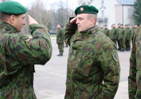 Husarų bataliono kuopoms įteiktos naujos kuopų vėliavėlės - 6