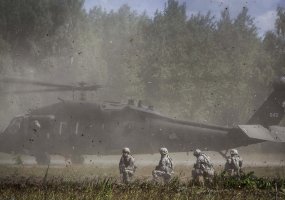 Air support will be called in at an anti-tank units exercise for the first time - 1