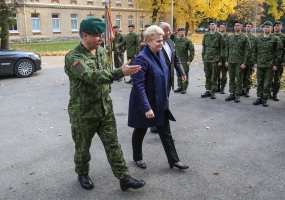 The newly generated response force of Lithuania presented to the supreme command in Alytus - 1