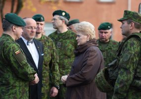 The newly generated response force of Lithuania presented to the supreme command in Alytus - 2
