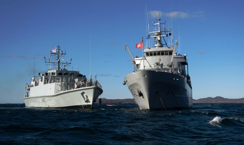 SNMCMG1 under the Lithuanian leadership attended naval exercise in the United Kingdom 