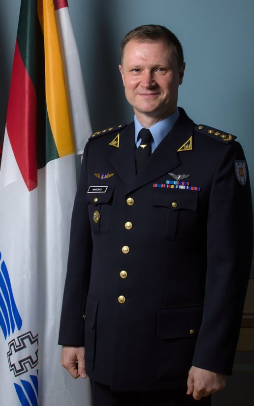 Commander of the Lithuanian Air Force Colonel A.Navickas conducting visits to Belgium and Italy