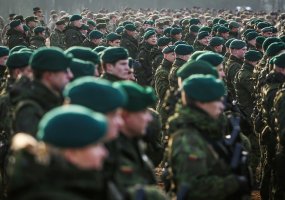 Pabradėje ir Rukloje paskelbta tarptautinių pratybų „Geležinis kardas 2014“ pradžia - 1